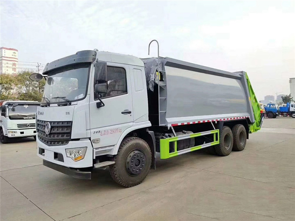 國六18方東風后雙橋壓縮垃圾車